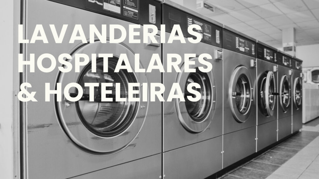 Enxovais para lavandeiras hospitalares e hoteleiras
