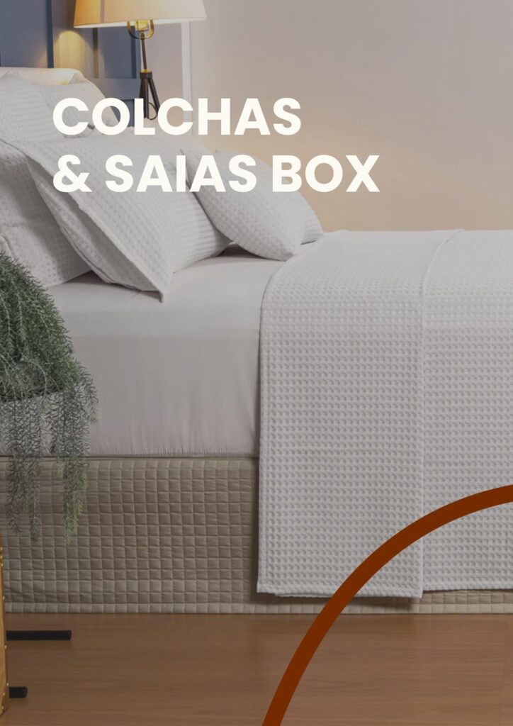 Colchas e saias box